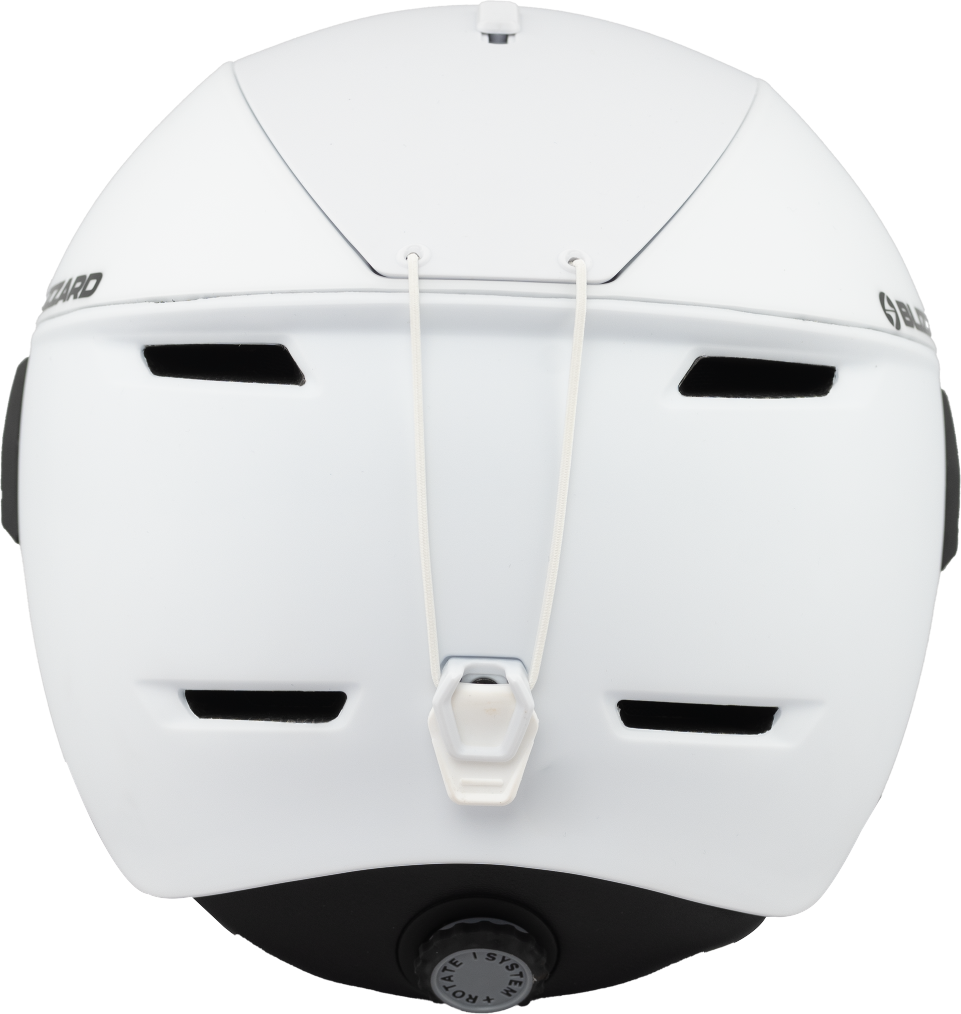 Casco de esquí BLIZZARD W2W Edge Visor, blanco mate, lente naranja, S2
